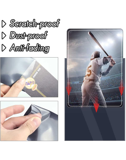 Black 100 Pcs Card Sleeves