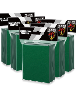 Green 100 Pcs Card Sleeves