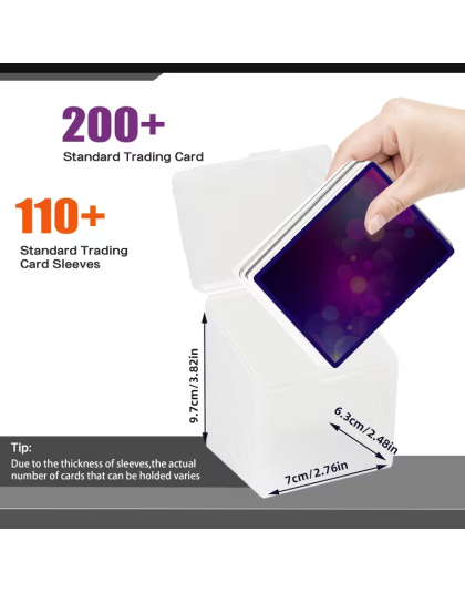 Hard Portable Clear Card Deck Cases